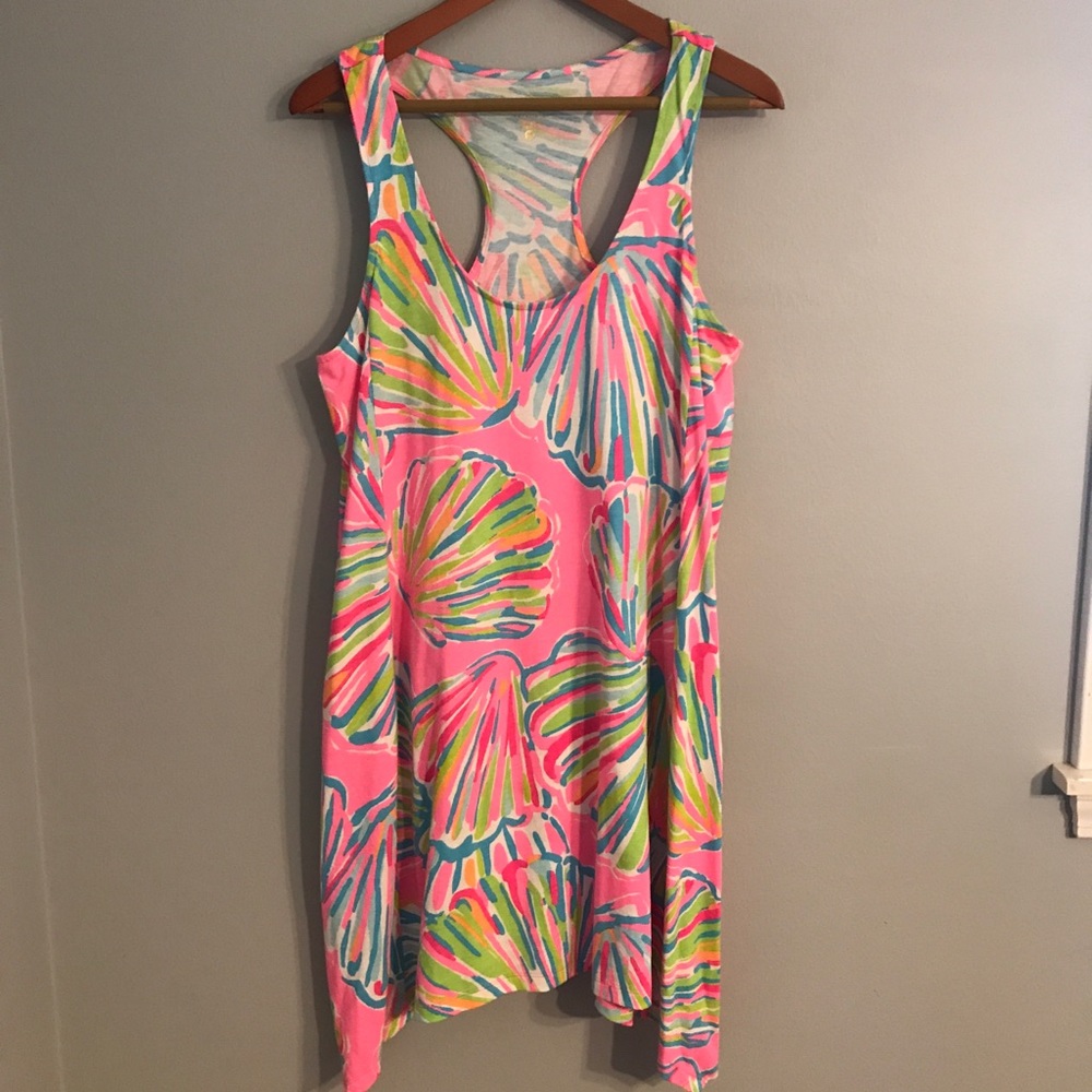 lilly pulitzer pinkpout shellabrate monterey dress